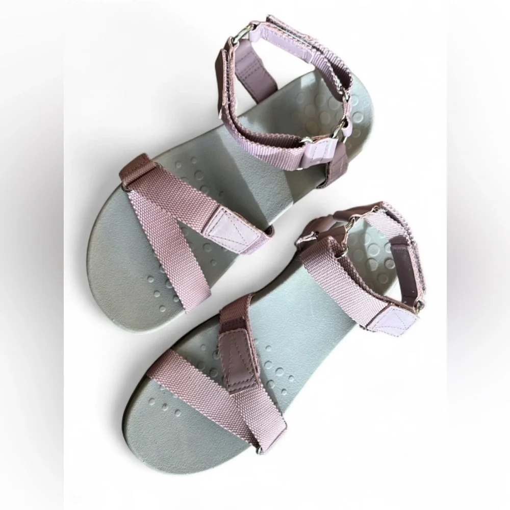Vionic Candace Webbed Sport Sandal Pink 8 - Picture 3 of 7